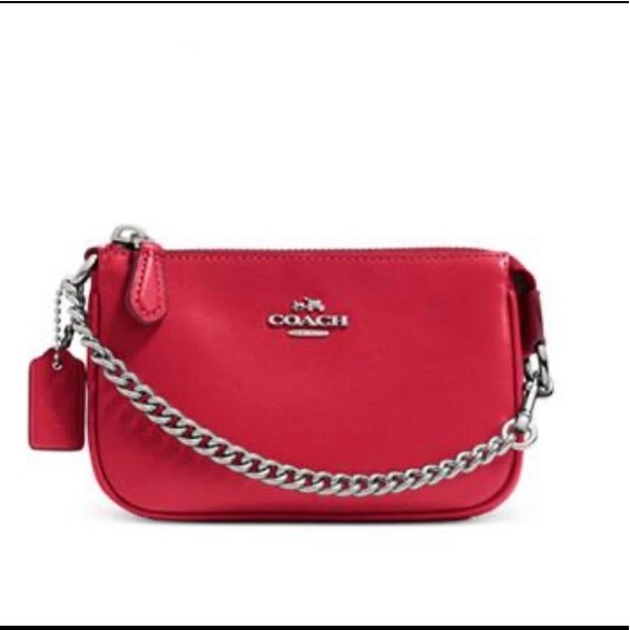 Coach Handbags - COACH Nolita Wristlet Or Small bag pink